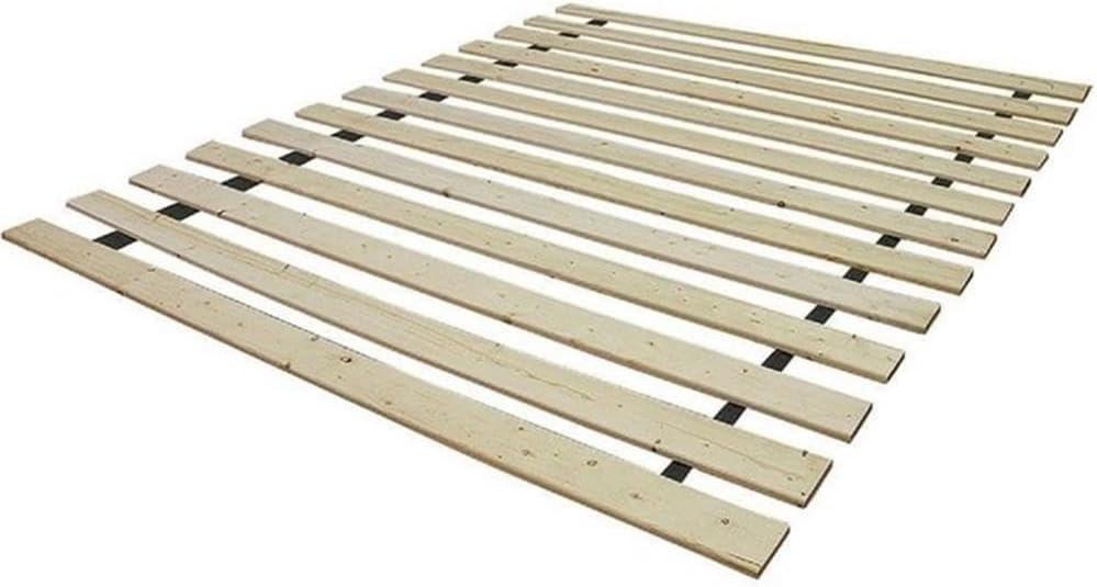Pemberly Row Contemporary Twin Wood Bed Slats in Natural Finish