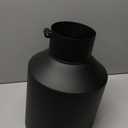 A-KARCK Exhaust Tip 5" Inlet to 10" Outlet, 15" Overall Length Black Coating Bolt On Exhaust Tailpipe Tip Protect Tailpipe