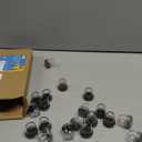 Chair Leg Floor Protectors for Hardwood Floors  Smooth Nylon Base Wont Trap Cat or Dog Hair, Clear Silicone Caps No Scratch & Silent on Carpet & Tile (32 Pack, Fits 3/4" to 1") (Round Medium)