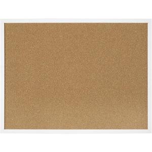 FEBSNOW Cork Board Bulletin Board 23 x 15.7 Inches with Rectangle White Frame Hanging Pin for Walls Office Message Board or Vision Board Decoration