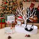 Christmas Crochet Doll Gingerbread Keychain Gingerbread Christmas Gift Positive Doll with Positive Card Box, Stocking Stuffer Delightful Birthday Gift for Women Family Friends