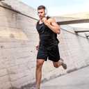 Men's Athletic Shorts with Pockets and Elastic Waistband Quick Dry Activewear Workout Shorts for Men (S)