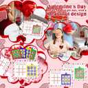 2 x Denylo pro 24 Sets Valentines Day Gifts Tic-Tac-Toe Keychain with Cards Tic Tac Toe Party Favors for Friends Valentines Day Gifts Party Favors