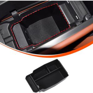 Center Console Organizer Tray for Mazda CX-50 2020-2025 Accessories, Console Handrail Privacy Storage Box, Insert Armrest Box Storage Container Pallet, Armrest Divider Secondary Storage Box, ABS