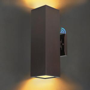 iYogaled Dusk to Dawn Outdoor Wall Light,Patio Wall Light Fixture, Oil Bronze Porch Lights Outdoor Wall, Anti Rust Waterproof Outside Wall Sconces for Garage, Balcony, Entrance - ETL