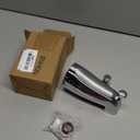 Enhon Tub Spout with Rear Diverter, Bathtub Spout Fitting 1/2-Inch or 3/4-Inch IPS, 5-1/4 Inch Length Bathroom Bathtub Faucet with Adapter (Chrome,Side-Mount Handheld Shower Fitting)