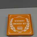 Electric Whiskey Smoker Kit with Adjustable Smoke Control (060s), Cocktail Smoker Kit with 6 Wood Chips, No Butane Needed, Old Fashioned Smoker Kit, Bourbon Gifts for Men, Wood Grain