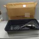 AIPERRO Stainless Steel Litter Box | XL Enclosed Cat Litter Boxs with Lid for Big Cats | High Sided, Anti-Urine Leakage | Non-Stick Bottom & Includes Scoop