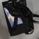 Airplane Foot Hammock, No Collapse Foot Rest for Plane Travel with Extended Adjustment Strap, Portable Desk Foot Hammock with Thickened Foam, Foot Sling Travel Essentials to Relax Your Feet (1 Pc Black)