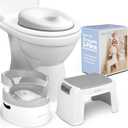 Jool Baby 3-Piece Potty Training Kit - Includes Toddler Potty Chair, Potty Seat for Toilet & Step Stool