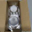 NPLUX 50 Pack Individual Cupcake Containers Plastic Cupcake Boxes Cupcake Holders Stackable Deep Dome Cupcake Carrier