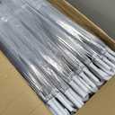 60 Pack Clear Wedding Umbrellas Bulk Transparent Auto Open Stick Umbrellas Windproof Waterproof Large Canopy Umbrella with White European J Hook Handle for Wedding Bride Groom Photography Golf Outdoor