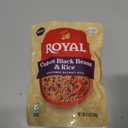 Royal Cuban Black Beans & Basmati Rice - Ready to Heat Rice - 8.5 oz Microwavable Pouch (Pack of 6) Rice Best By 03/12/2027