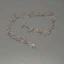 XINGYHENG 1 Yard Crystal Ribbon Tassel Chain Diamond Tassel Close Trimming Welding Claw Chain Strand String Decorated Chain for Crafts Project Birthday Decorations and Arts Furniture Clothing