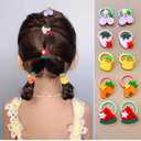 ALTALIVA 100Pcs Baby Hair Ties Cute Elastic Hairbands No Damage Multicolor Small Ponytail Holders for Baby Girls Toddlers Kids