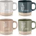 4 Pcs Thank You for Being Awesome Mugs 12.85 oz Employee Appreciation Gifts Thank You Gifts for Christmas Coworker Staff Teacher Team Nurse Vet Tech Medical Assistant Rad Tech Week