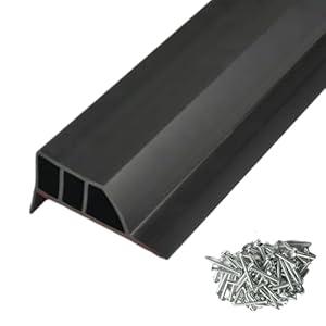 16Ft Dock Bumpers | Marine-Grade | High-Impact Absorption | Universal Dock Edge Protection | Includes Mounting Screws | Black