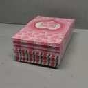qiqee Valentine Pastry Box With Window 8x8x2.5 inch Donut Pie Boxes 30pcs Bakery Box for Valentine''s Day