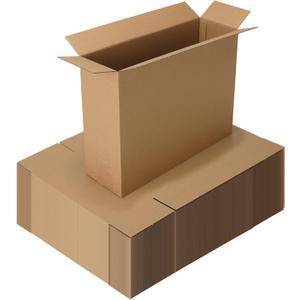CRUGLA 40 Packs 12x9x4 Shipping Boxes for Small Business, Corrugated Cardboard Boxes Bulk for Shipping Packing Mailing (Brown)