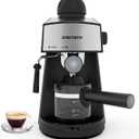 Sowtech CM6811 Coffee Espresso Maker 3.5 Bar 4 Cup Cappuccino with Milk Frother