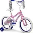 Huffy Illuminate Bike for Girls, 12/16/20 Inch Size Options, Ages 3+ Years Old, Removable Training Wheels (12" and 16" Only), Multiple Color Options, Easy Assembly, Adjustable Seat, Durable