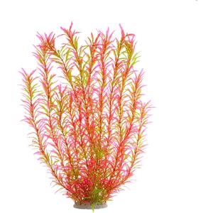 Aquarium Plastic Plants Large, Artificial Plastic Long Fish Tank Plants Decoration Ornaments Safe for All Fish 21 Inches Tall (J07 Pink)