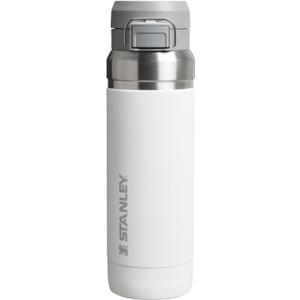 Stanley Quick Flip GO Water Bottle 36 oz | Push Button Lid | Leakproof and Packable for Travel and Sports | Insulated Stainless Steel | BPA-Free | Frost