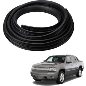 1Pc Door Weather Stripping Seal Fits 2007-2014 Chevy Avalanche Suburban 1500 2500 Tahoe, for GMC Yukon and Yukon XL 1500 2500, for Cadillac Escalade and Escalade ESV EXT Replaces 22766409 22766410