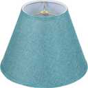 Aspen Creative 32078A Transitional Empire Shape Spider Construction Lamp Shade in Teal, 6" Top x 12" Bottom x 9" Slant