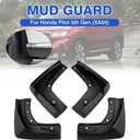 Autorder Mud Flaps for 2023-2025 2026 Honda Pilot Accessories Splash Guards Mudflap Fender Flares Front and Rear Mud Guard Set 4PCS
