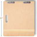 Falling in Art 23x26 Sketch Board, Drawing Tote Board for Artists with Sturdy Clip and Rubber Bands, Portable Art Clipboard for Classroom and Studio Drawing