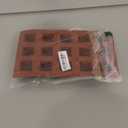 2 Pack Square Silicone Molds, 1.4" x 1.4" x 1" Cube Baking Molds for Bite Size Chocolate, Cake, Truffle, Brownie, Jello, Ice Cube