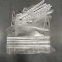 Over The Door Pantry Organizer, Wall Mount Spice Rack, Pantry Hanging Storage and Organization, 6 Adjustable Baskets Heavy-Duty Metal for Home & Kitchen, Back of Door Seasoning Rack - White