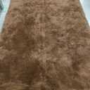 Brown 6x9 Area Rugs for Living Room Bedroom, Large Fluffy Bedside Throw Rug, Soft Plush Shaggy Fuzzy Floor Carpet for Nursery Kids Girls Boys Teen Dorm Home Office Decor Aesthetic