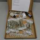 ZTX Christmas Decorations Outdoor Star Lights,320 LED 11Ft Christmas Tree Toppers Lihgts with Remote,11 Lighting Modes Waterfall Star String Light for Wedding,Halloween Party (Color Change)