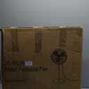 BEESTAR 20 Inch Heavy Duty High Velocity Pedestal Fan, Industrial Standing Fan with Adjustable Height and Tilt, 3-Speed, Metal Fan for Industrial, Commercial, Residential, Greenhouse, Black