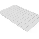 34 in. x 21 in. Quick Dry Water Absorbing Diatomite White Under-Sink Mat CB-DUM-W-L