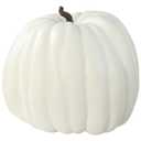 22" x 19.5" Giant White Fake Pumpkin for Fall Thanksgiving Halloween Decor