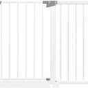 65.5"-68.5" Extra Long Baby Gate for Stairs, Auto Close Safety pet Gates, Extra Tall and Wide Child Gate, Durability Dog Gates for The House, Doorways. Pressure Baby Gate for Dogs Indoor.