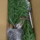 2FT Artificial Norfolk Pine Christmas Tree  Tabletop Faux Tree Unlit/Prelit with 50 LED Lights & 8-Function Battery Box, Pre-Assembled Holiday Decor for Home or Office (Prelit-2FT-2Pack)