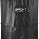 PANKAY Pop Up Privacy Tent, Portable Outdoor Camping Bathroom Toilet Tent, Collapsible Shelter for Camping & Emergency  Lightweight & Sturdy, Easy Set Up, Foldable - with Carry Bag (Black)