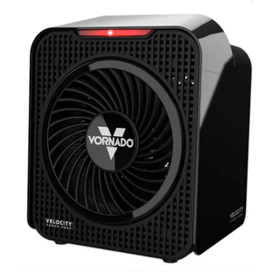 Vornado Velocity 1 Personal SpaceHeater with 2 Heat Settings and Advanced Safety Features: Electric Fan, 750W, ETL Listed