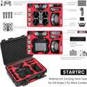 STARTRC Avata 2 Case,Waterproof Carrying Hard Case for DJI Avata 2 Fly More Combo with Goggles 3(NOT for Goggles N3),FPV Remote Controller 3,Battery Charging Hub,FPV Drone Accessories