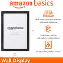 Rectangular Wood Poster Frame, 12" x 18", Black