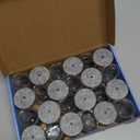 24 Pcs Chair Leg Floor Protectors Round, Silicone Felt Furniture Leg Pads Caps Covers for Hardwood Floors (Fit 1-5/16" to 2") (Clear)