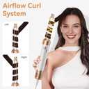 Hair Dryer Brush 7 in ONE, Brush Blow Dryer with Diffuser,Powerful Blow Dryer Brush with Air Curler for Hair,Ionic Hot Air Brush Fast Dry, Volumize, Curls, Straight, Hair Styling Tools 100-120V