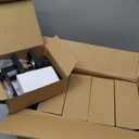 JO.KO 10 Pack Entry Door Lock Set, Square Door Lever for Bedroom, Passage Door Privacy Locking Interior/Exterior Entry Door Knob/Heavy Duty Lock Different Keys (Matte Black)