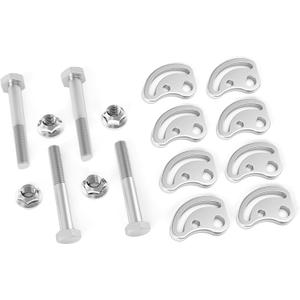 Camber Bolts for Chevy Silverado GMC Sierra 1500 2500 Express Tahoe, 4pcs Camber Kit for Yukon Suburban Colorado Cadillac Escalade, Upper Control Arm Alignment Bolts Allow  1.5 Degree for Hummer H2