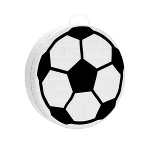 Soccer Ball Pinata for Sports Themed Birthday Party Decorations, Small (12.6 x 3.0 x 12.6 In) 