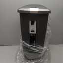 simplehuman 40 Liter / 10.6 Gallon Slim Kitchen Step Trash Can With Secure Slide Lock, Grey Plastic (Gray)